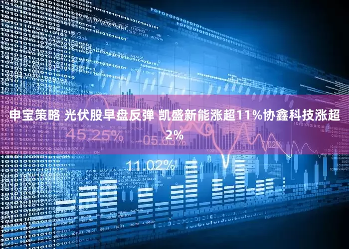 申宝策略 光伏股早盘反弹 凯盛新能涨超11%协鑫科技涨超2%