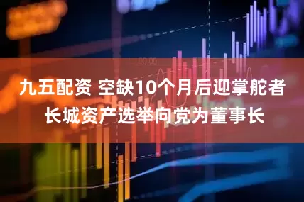 九五配资 空缺10个月后迎掌舵者 长城资产选举向党为董事长