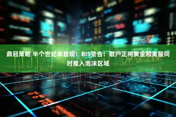 鼎冠策略 半个世纪来首现！BIS警告：散户正将黄金和美股同时推入泡沫区域